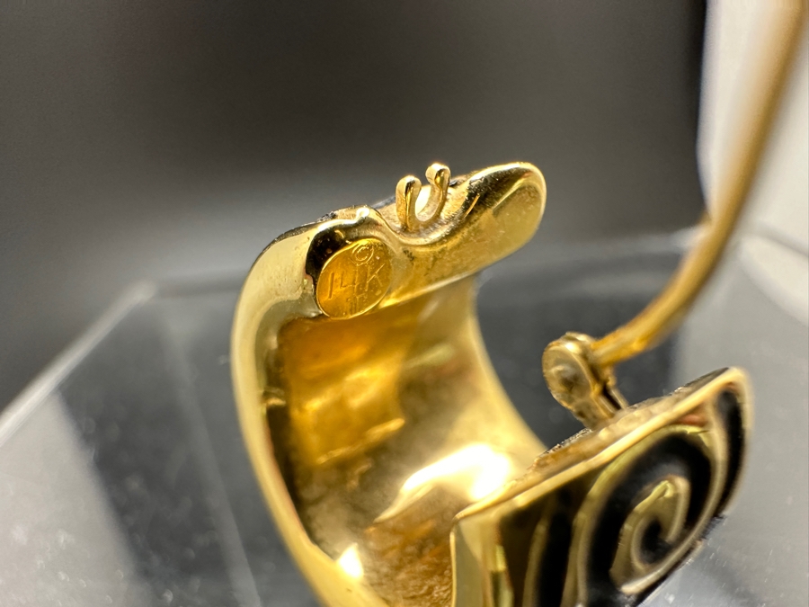 14k Gold Earrings 4.7g [Photo 5]