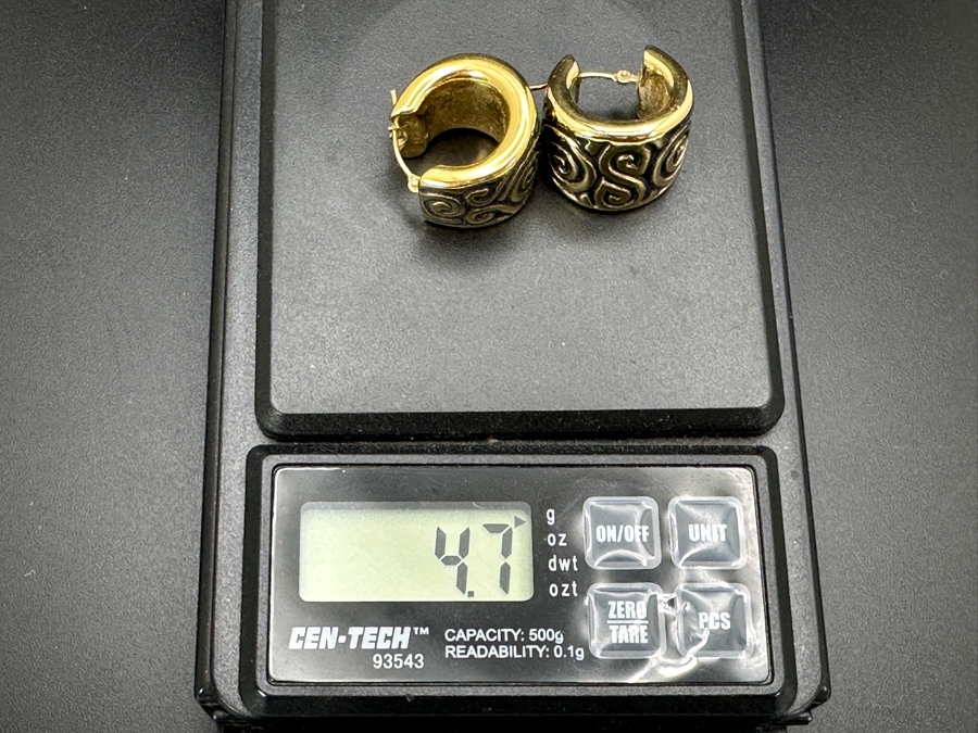 14k Gold Earrings 4.7g [Photo 8]