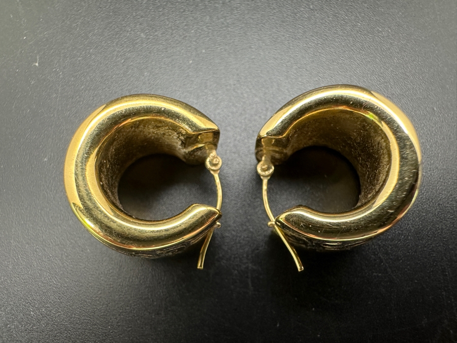14k Gold Earrings 4.7g [Photo 4]