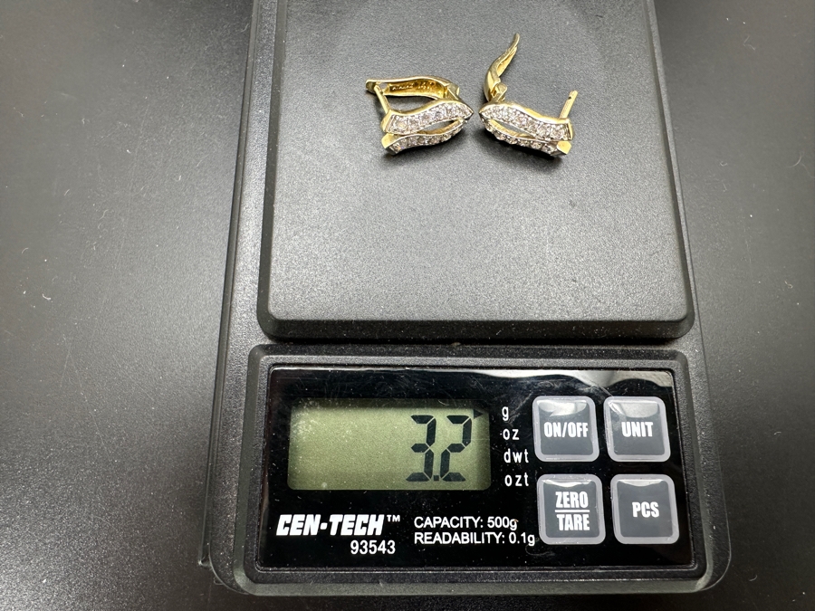 14k Gold Earrings 3.2g [Photo 11]