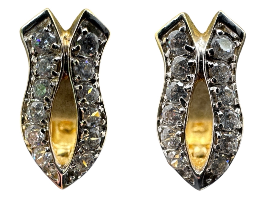 14k Gold Earrings 3.2g