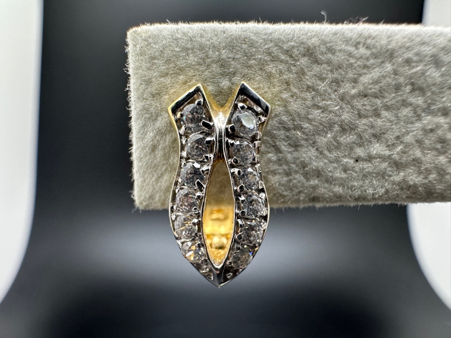 14k Gold Earrings 3.2g [Photo 5]