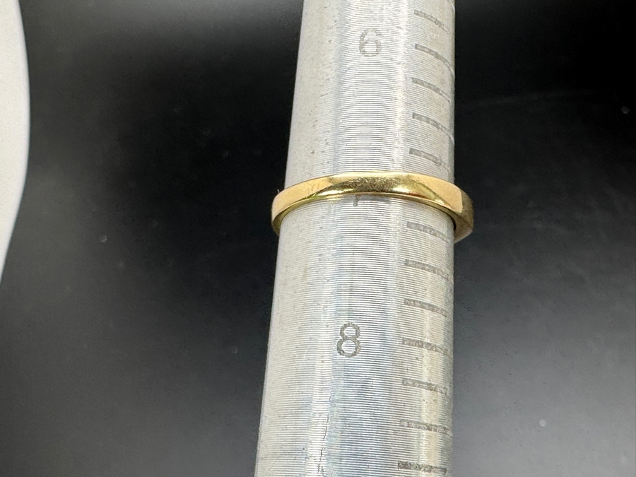 14k Gold Ring Set With 6 Blue Sapphires And 2 .02 Round Diamonds Size 7 2.3g Retails $1,000 [Photo 9]