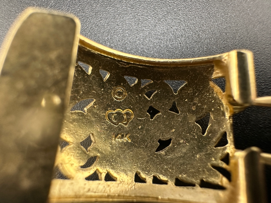 14k Gold Heirloom Style Hawaiian Earrings 8.3g Retails $1,800 [Photo 4]