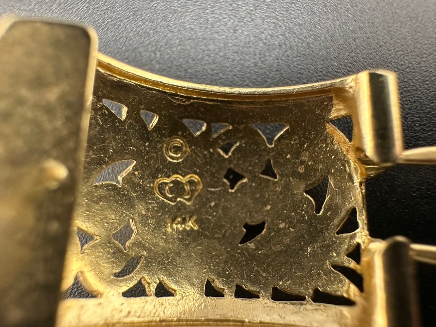 14k Gold Heirloom Style Hawaiian Earrings 8.3g Retails $1,800 [Photo 3]