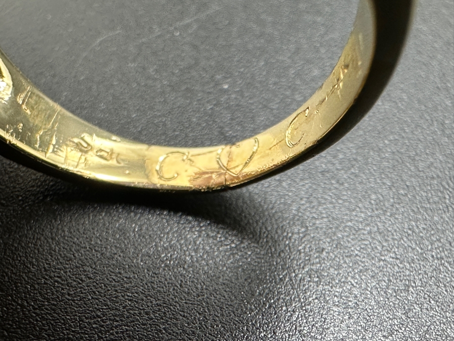 14k Gold Imitation Tanzanite Set With 26 2 X 1.5 X 1mm Tapered Baggette Diamonds (est. .65cttw) 8.2g Retails $2,400 [Photo 12]