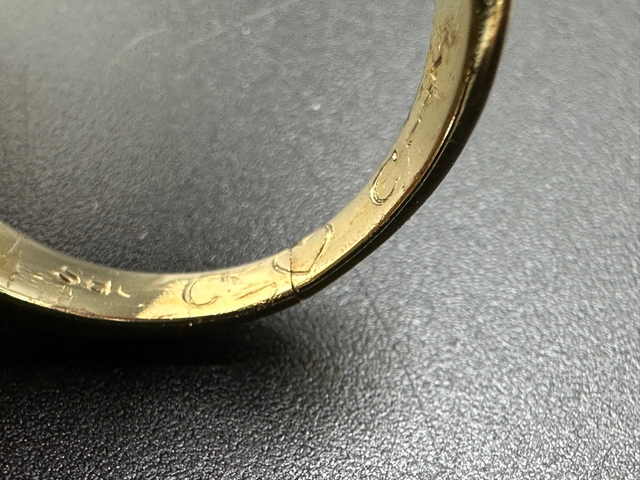 14k Gold Imitation Tanzanite Set With 26 2 X 1.5 X 1mm Tapered Baggette Diamonds (est. .65cttw) 8.2g Retails $2,400 [Photo 13]