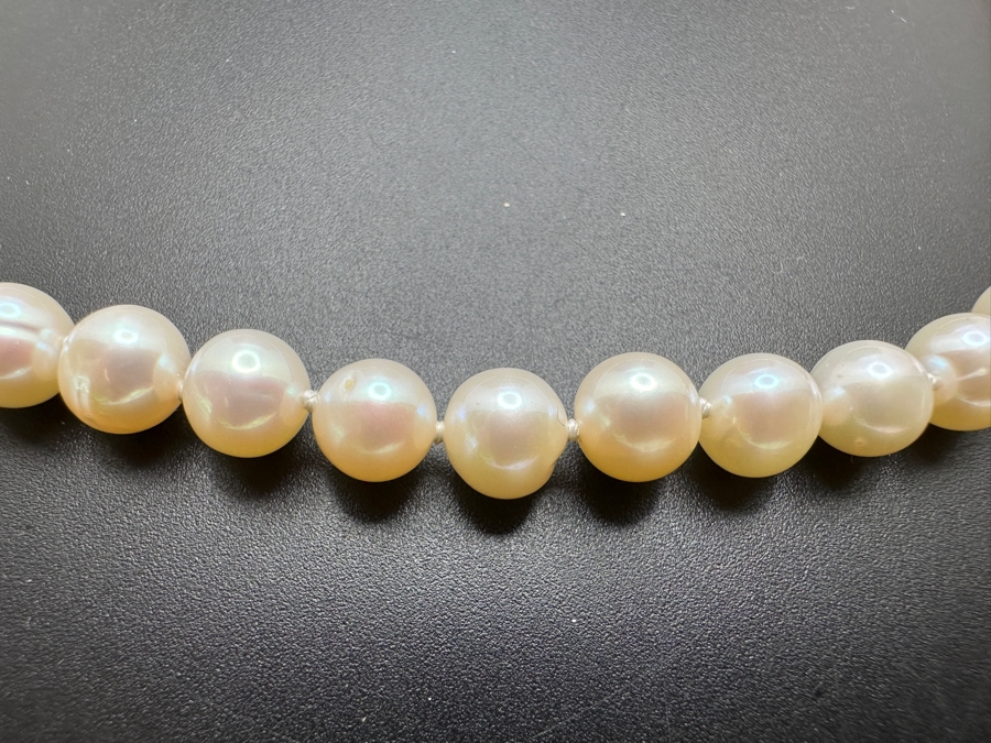 16' Pearl Necklace With 14k Gold Clasp Retails $400 [Photo 3]
