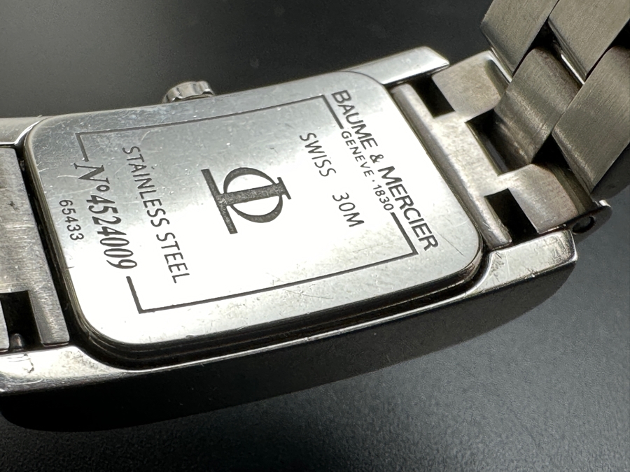 Baume & Mercier Stainless Steel Quartz Wrist Watch No. 4524009 65433 [Photo 6]