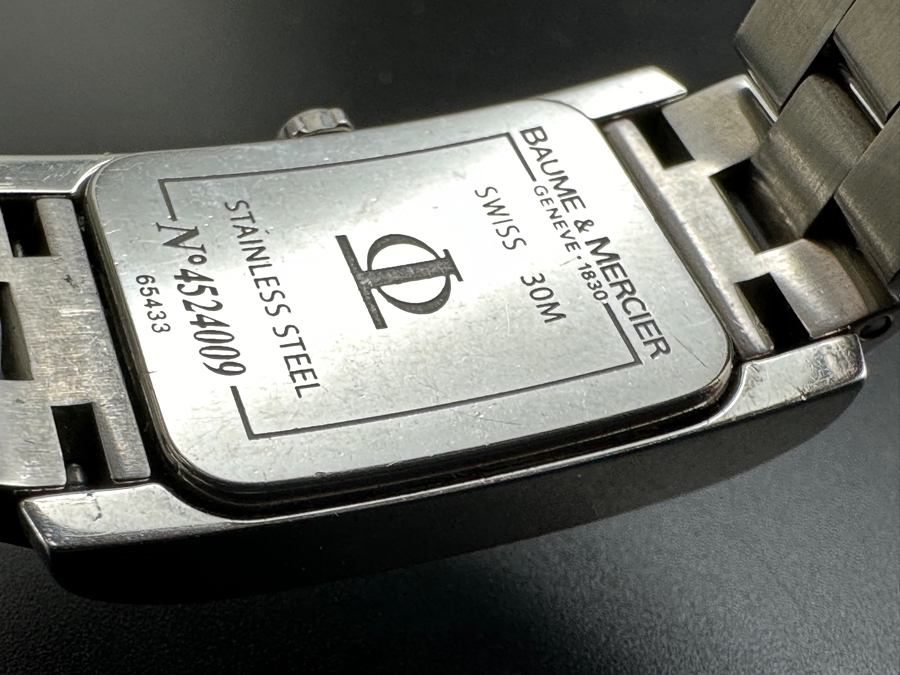Baume & Mercier Stainless Steel Quartz Wrist Watch No. 4524009 65433 [Photo 7]