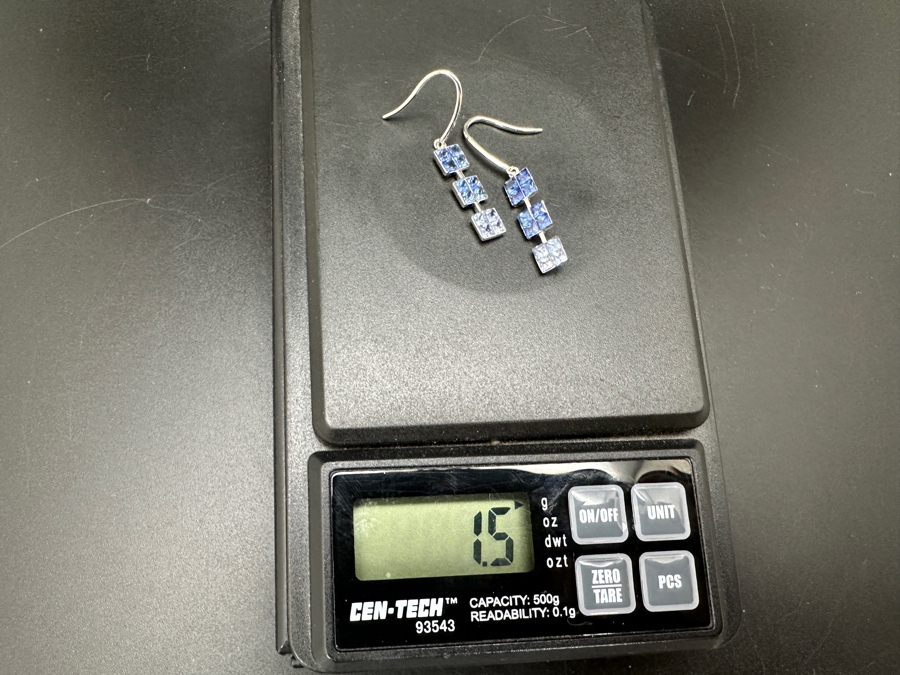 14k Gold And Tanzanite Earrings 1.5g Retails $500 [Photo 4]