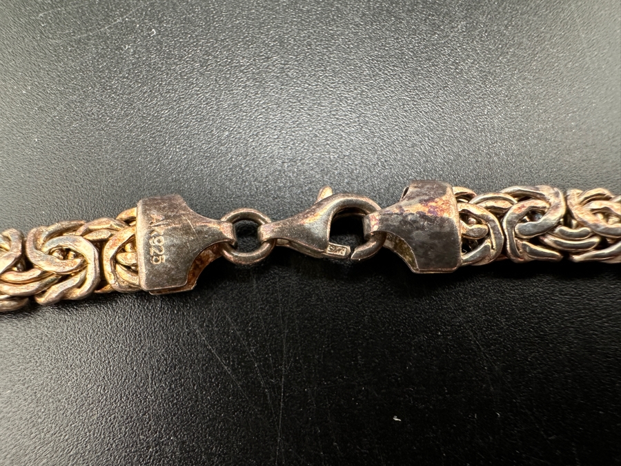 Sterling Silver 17' Necklace 17.7g [Photo 4]
