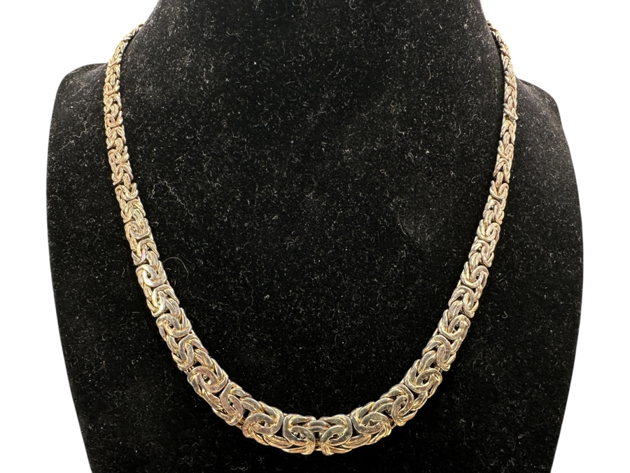 Sterling Silver 17' Necklace 17.7g [Photo 1]