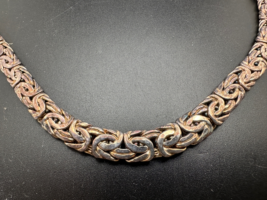 Sterling Silver 17' Necklace 17.7g [Photo 3]