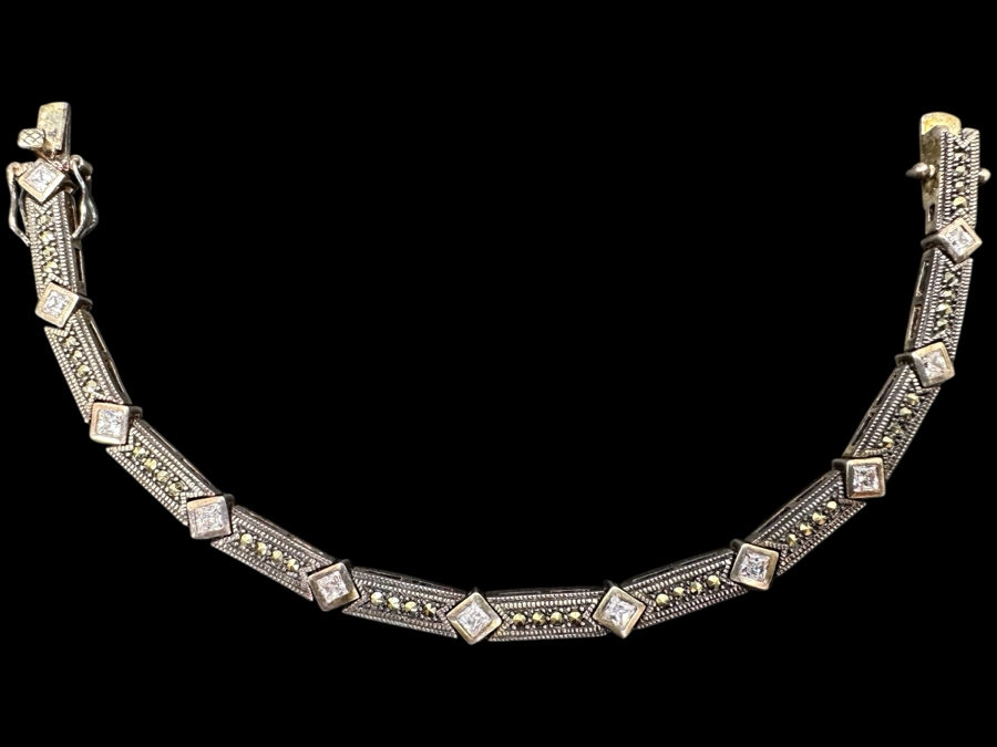 Sterling Silver 7' Bracelet 15.4g [Photo 1]