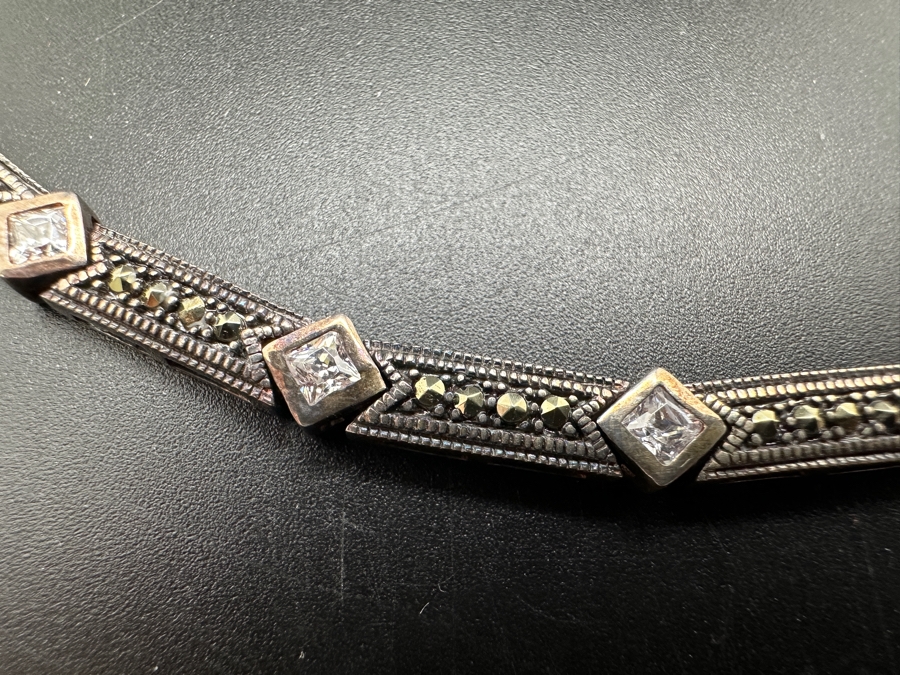 Sterling Silver 7' Bracelet 15.4g [Photo 4]