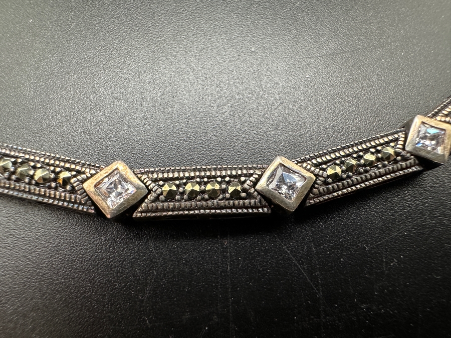 Sterling Silver 7' Bracelet 15.4g [Photo 3]
