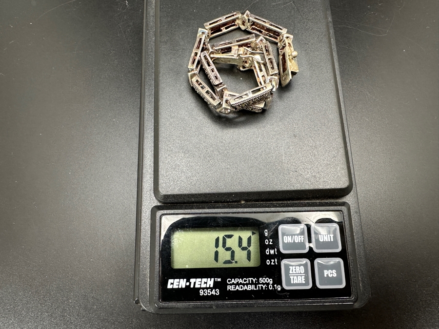 Sterling Silver 7' Bracelet 15.4g [Photo 7]