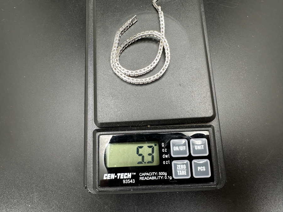 Sterling Silver 7' Bracelet 5.3g [Photo 9]