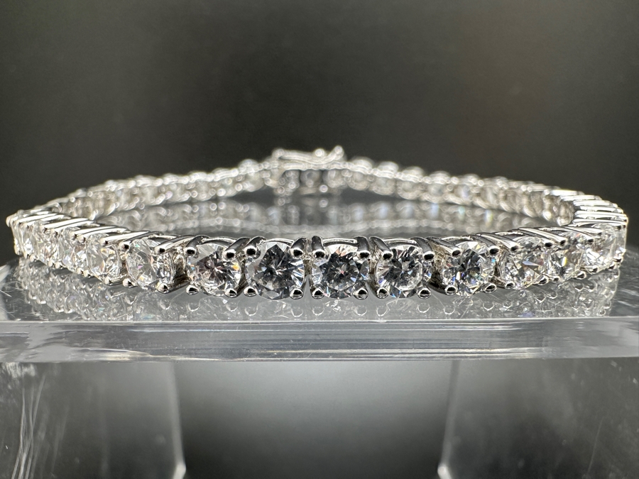 Sterling Silver 7' Bracelet 14.6g [Photo 7]