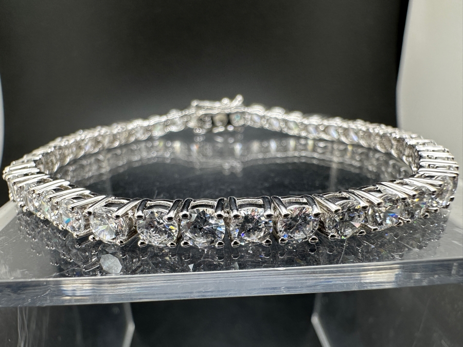 Sterling Silver 7' Bracelet 14.6g [Photo 5]