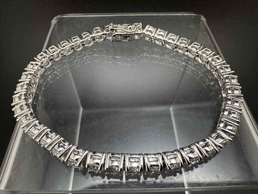 Sterling Silver 7' Bracelet 14.6g [Photo 8]