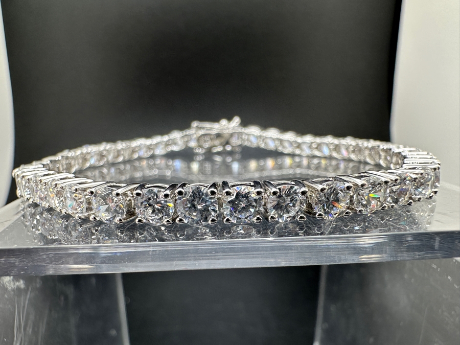 Sterling Silver 7' Bracelet 14.6g [Photo 4]