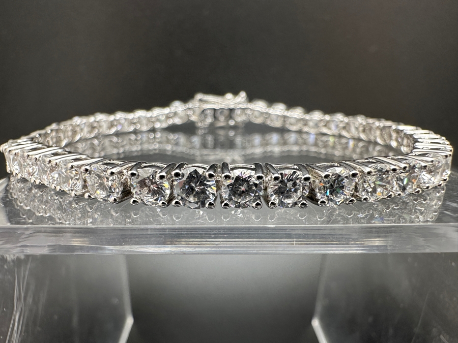 Sterling Silver 7' Bracelet 14.6g [Photo 6]