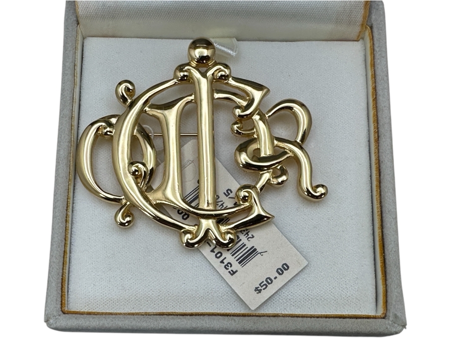 New Christian Dior Brooch Pin Retails $50