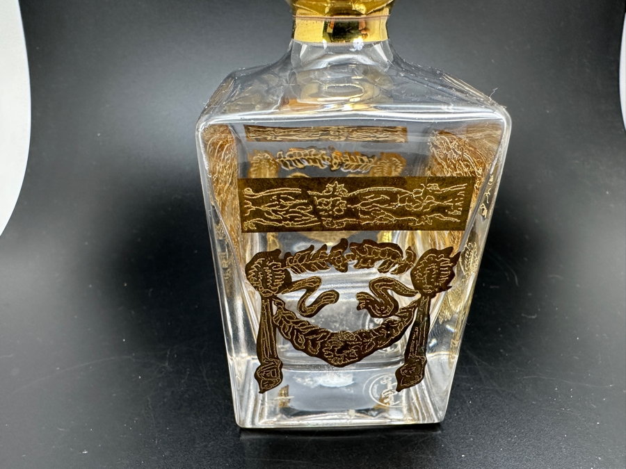 Royal Gallery Crystal Perfume Bottle Made In Italy 5H [Photo 3]