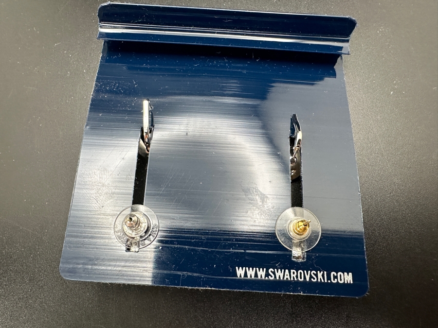 Two Pairs Of Swarovski Crystal Earrings [Photo 5]