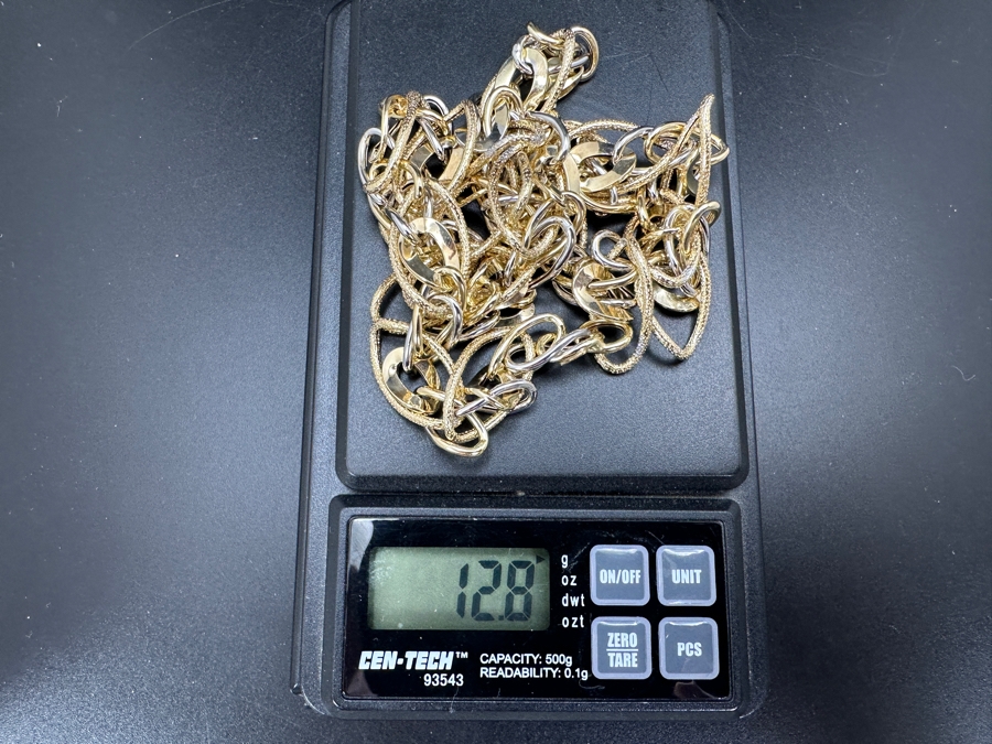 14k Gold 20' Italian Chain Necklace 12.8g $697 Melt Value [Photo 7]