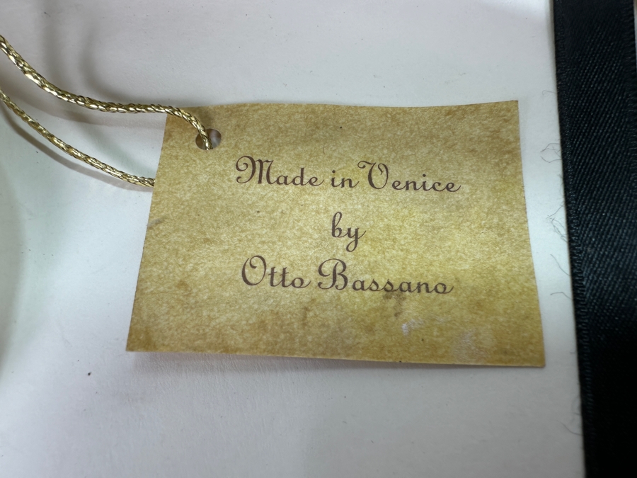 Authentic Hand Painted Venetian Jester Mask for Carnival of Venice by Otto Bessano Made In Italy 16 x 16 [Photo 10]