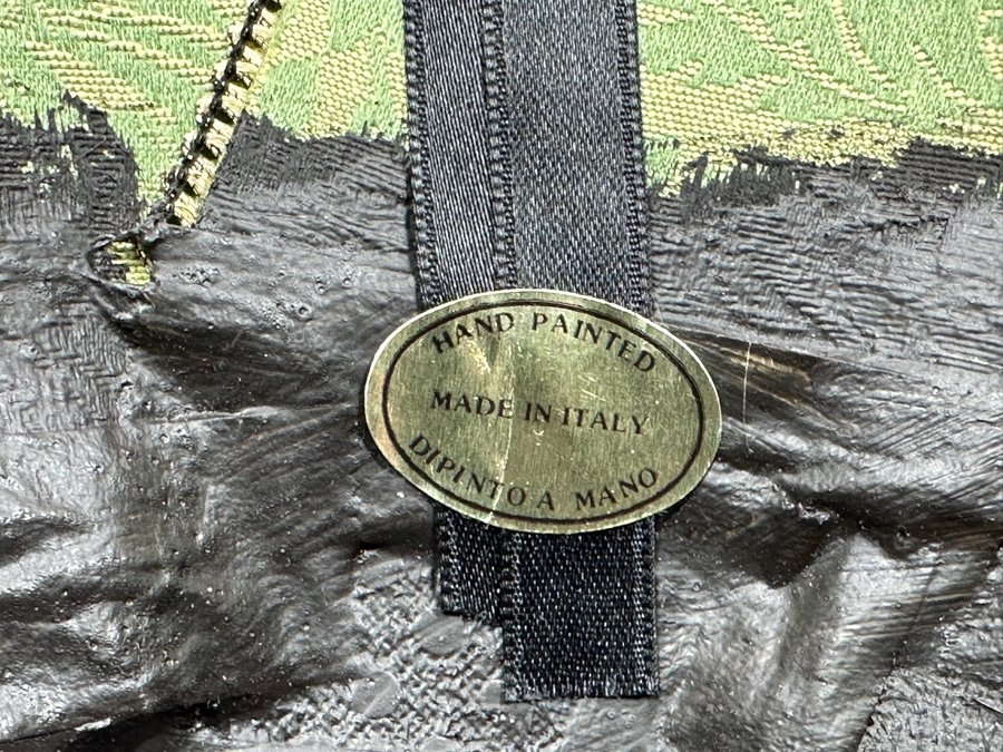 Authentic Hand Painted Venetian Jester Mask for Carnival Of Venice Made In Italy 15 x 17 [Photo 9]