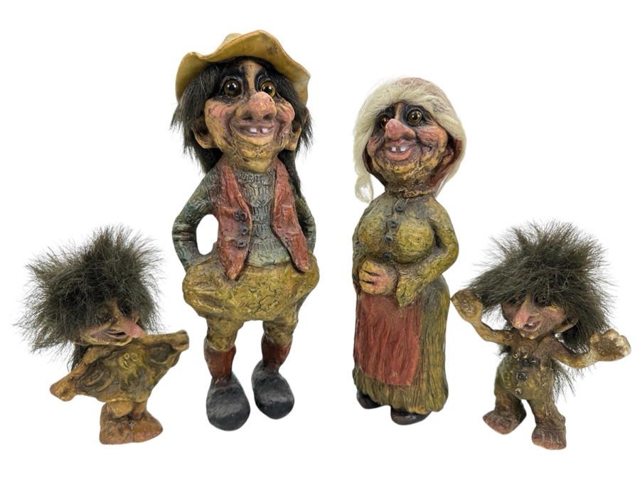 1960's Set of (4) NyForm Norwegian Trolls Handmade and Designed by TryGve Torgersen [Photo 2]