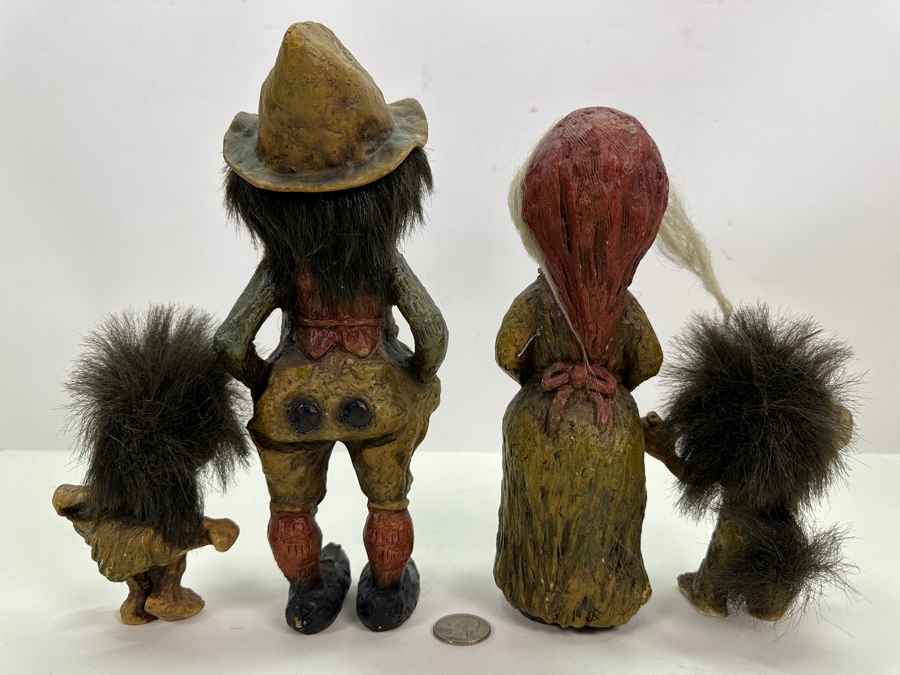 1960's Set of (4) NyForm Norwegian Trolls Handmade and Designed by TryGve Torgersen [Photo 7]