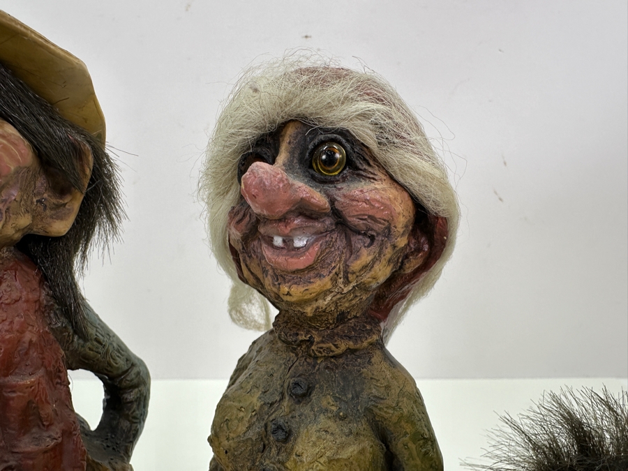 1960's Set of (4) NyForm Norwegian Trolls Handmade and Designed by TryGve Torgersen [Photo 4]