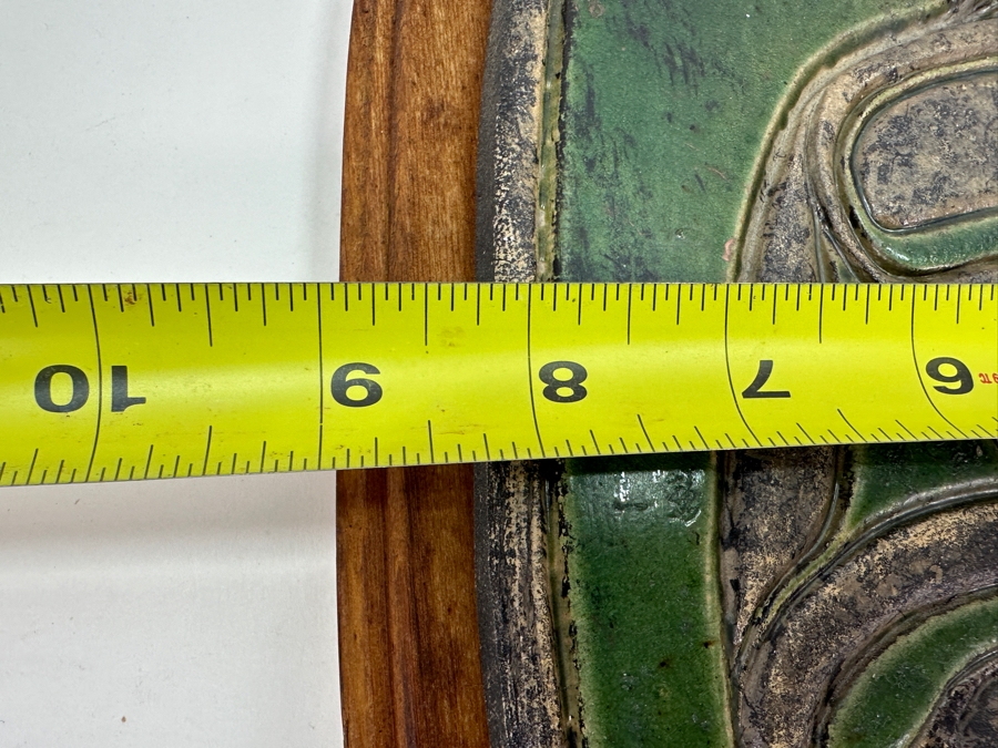 Pacific Northwest Pottery Plaque On Board Signed 12 X 9 [Photo 8]