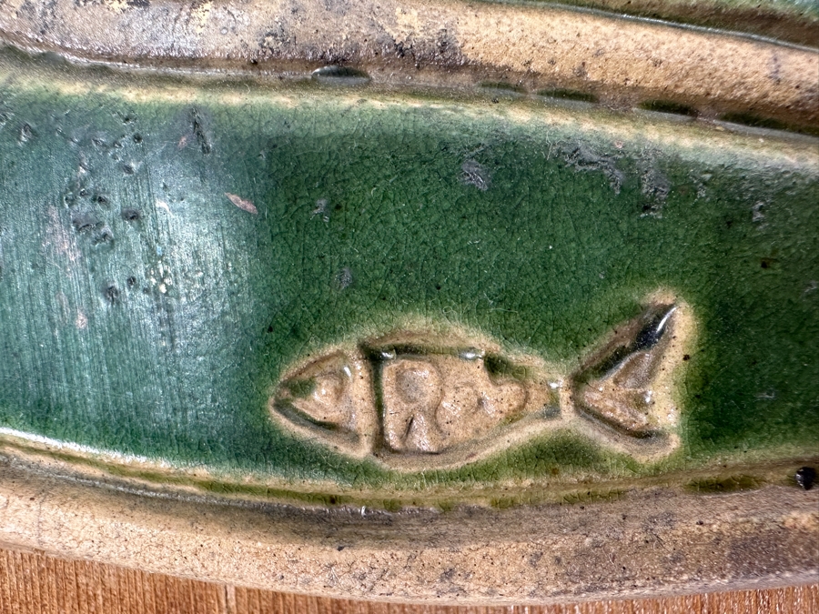 Pacific Northwest Pottery Plaque On Board Signed 12 X 9 [Photo 6]