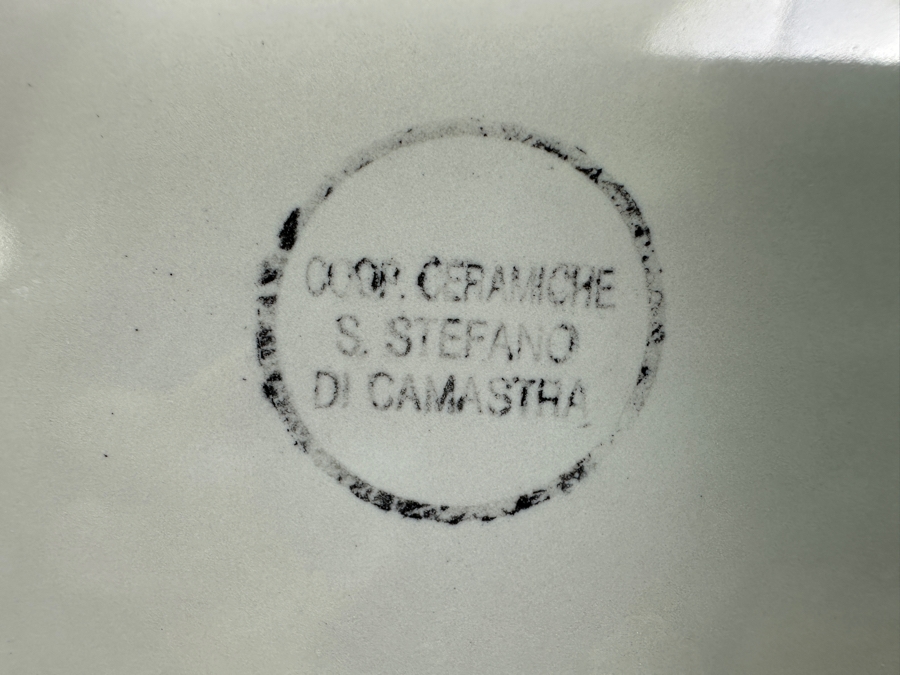 Vintage Italian S Stefano Di Camastra Lobster Serving Platter 17.5'W x 2'H [Photo 5]