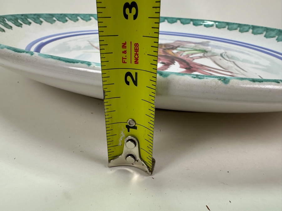 Vintage Italian S Stefano Di Camastra Lobster Serving Platter 17.5'W x 2'H [Photo 7]