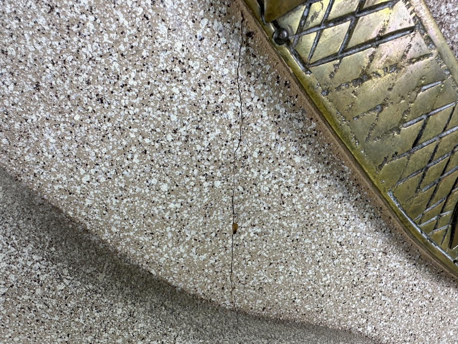 Impressive Wooden Horse Head Bust Sculpture With Sandstone Finish And Heavy Brass Ornamentation 17W X 9D X 29H [Photo 13]