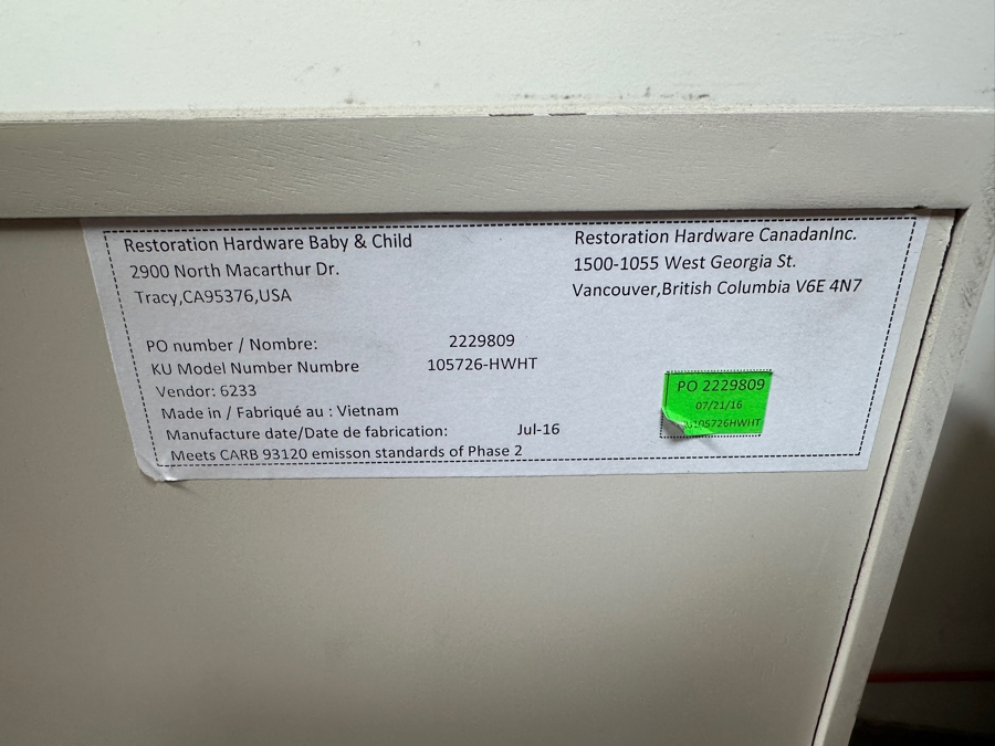 Pair Of Restoration Hardware Storage Nightstands Side Tables 22W X 18D X 27.5H [Photo 9]