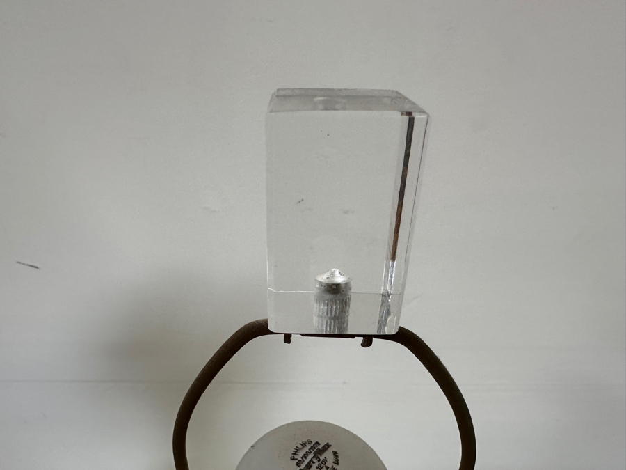Vintage Lucite Table Lamp 33H [Photo 4]