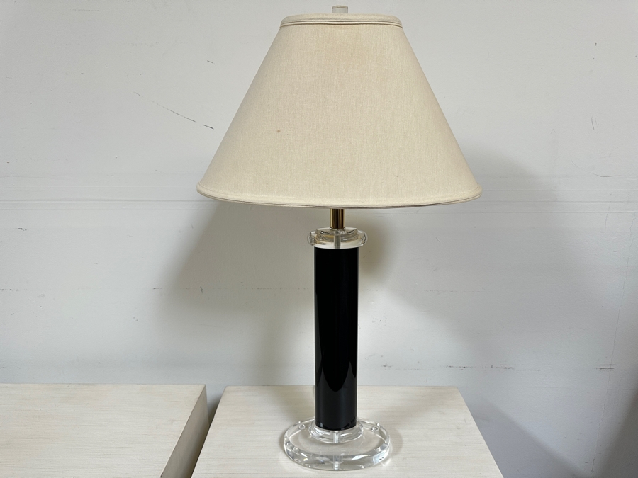 Lucite Table Lamp 32H [Photo 2]