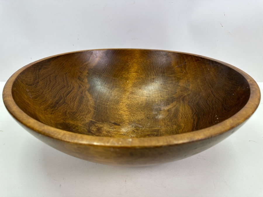Vintage Kennedy Brother Wooden Bowl 15W X 4.5H [Photo 2]
