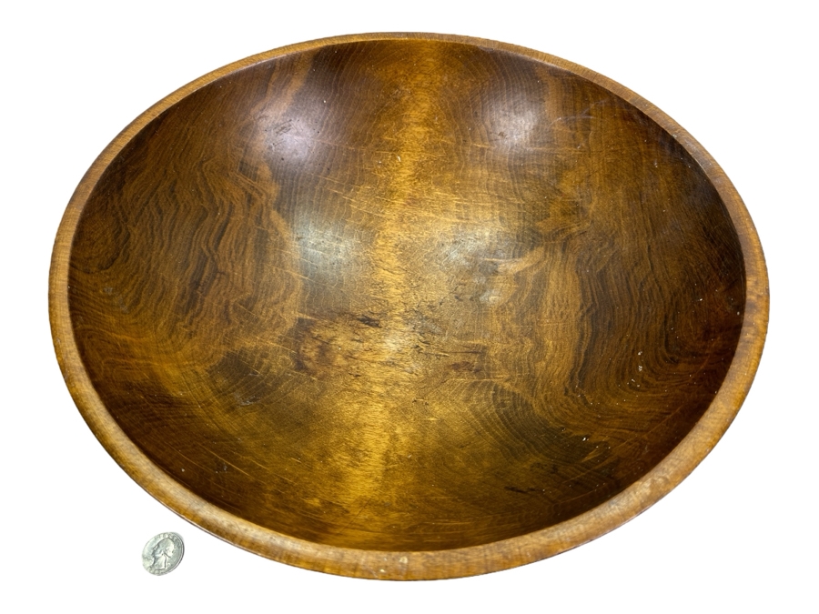 Vintage Kennedy Brother Wooden Bowl 15W X 4.5H [Photo 1]