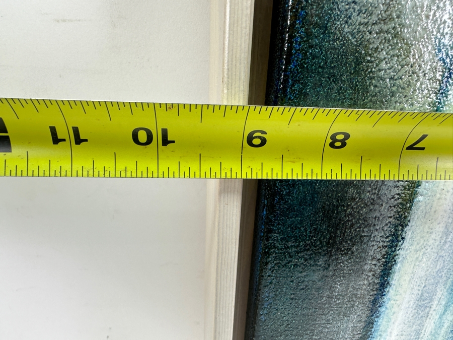 Freyja Onundardottir (Icelandic Artist) Original Oil On Canvas Of A Waterfall Signed And Dated 1999 8 X 16 Framed 9.5 X 17 [Photo 9]