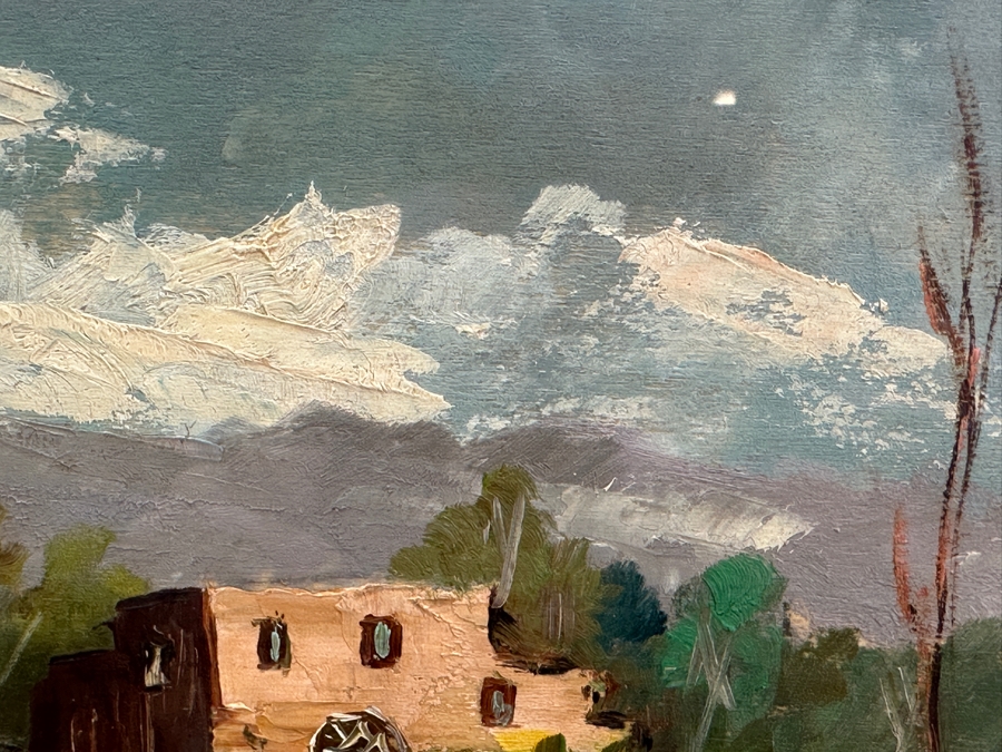 Original Oil Painting On Board Signed S. De Notaris 14 X 10.5 Framed 21 X 17 [Photo 7]