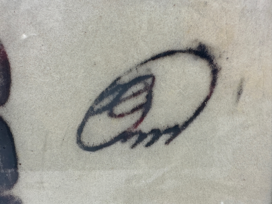 Vintage Mayan Calendar Tzolk'in Rubbing Featuring Glyphs 31.5 X 20 Framed 37 X 25 [Photo 8]